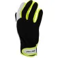 Goatskin work gloves, black-yellow, size 8