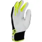 Goatskin work gloves, black-yellow, size 8