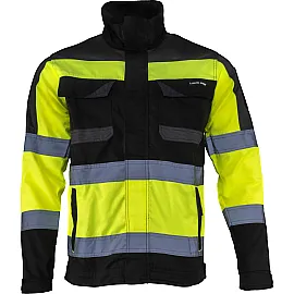 Varselja Svart-Gul S, EN ISO 20471, Slim Fit, 5 Fickor, LahtiPro