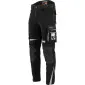 Black stretch trousers S with knee pockets CE