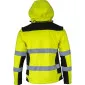 Hi-vis softshell jacket, detachable sleeves, S