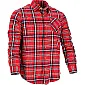 Flanellskjorta röd-marinblå 170 g/m² S