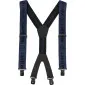 Trouser Braces, Navy Blue-Black, One Size, LAHTI
