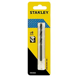 Metallborr HSS-R DIN 338 6 mm, Stanley