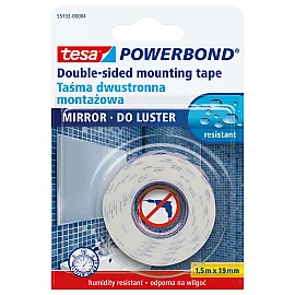 Powerbond Monteringstejp för Speglar 19 mm x 1,5 m, Tesa