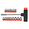 T Handle Screwdriver and Bit Set, 21 Pieces, Mega
