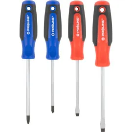 Skruvmejselsats 4 Delar, Soft-Touch, S2, Magnet, Proline