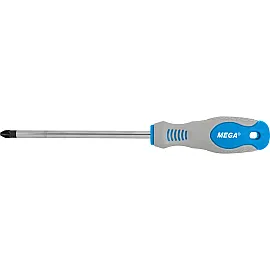 Pozidriv Screwdriver Pz3 x 150 mm, CrV, Soft Touch, Mega