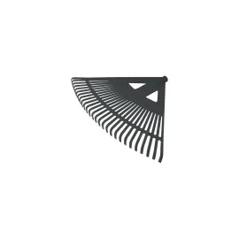 Plastik Garden Rake Canadian Type 580 mm Black