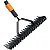 Aerator Rake Single Edge 365 mm Length 270 mm QuikFit Head, Fiskars