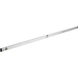 Vattenpass Aluminium 2000 mm, 2 Libeller Horisontell och Vertikal, Noggrannhet 1 mm/1 m, Mega