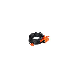 Rubber Extension Lead IP44 3 x 2.5 mm² 30 m with 2 Earthed Sockets