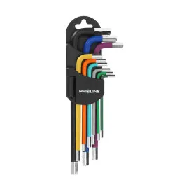 Long HEX Key set, 9 Pieces, 1.5-10 mm S2, Proline