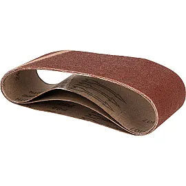 Abrasive Belts, 75 x 533 mm, 3 Pcs, Grit 80, Proline