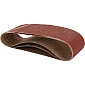 Abrasive Belts 100 x 610 mm, Grit 80, 3 pcs