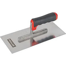 Smooth Stainless Plastering Float 270 x 130 mm with Two-Component Handle, Proline