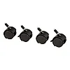 Wheels for Grouting Buckets, 4 pcs, 360° Swivel, 2 with Stop Function, Proline