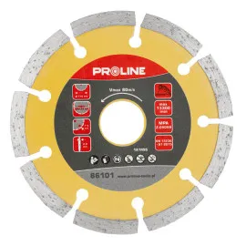 Segmenterad Diamantskiva 115 mm, Tjocklek 2.0 mm, Arbetsdjup 7.5 mm, 22.23 mm, Proline