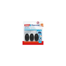 Adhesive Hooks Powerstrips 3 pcs Small Black