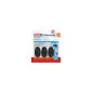 Adhesive Hooks Powerstrips 3 pcs Small Black