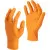 Gloves Nitrile Orange, 50 pcs., 7, CE, LAHTI