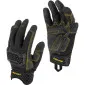 Work gloves with touch and silicone grip