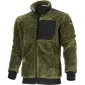 Arbetsjacka Sherpa Fleece med Dragkedja, Grön, LAHTI PRO