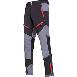 Softshell Trousers Black-Grey 3-Layer TPU Membrane 8000 mm, Size S, CE, LahtiPro