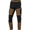Work Trousers with Stretch Panels Brown-Black, S, CE, LahtiPro