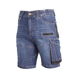 Jeans Shorts, Blue, Stretch, Reinforcements, S, CE, LahtiPro