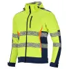 Varseljacka Softshell Gul-Blå, Storlek S, EN ISO 20471, LahtiPro