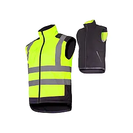 Varselväst Vändbar, Gul, 3XL, CE, EN ISO 20471, LahtiPro