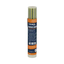Lyra-Dry Refills 2H Graphite, 4.8/2 mm, Set of 12 pcs, LahtiPro