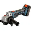 Vinkelslip, batteridriven 125 mm 20V (med batteri och laddare), Tryton