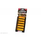 StealthMounts Bench Belt Plus universal holder 6 pack in black ABS