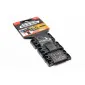 StealthMounts Bench Belt universalhållare 6-pack i svart ABS