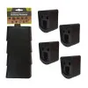 Batterifästen 4-pack för Ryobi 18V ONE+ ABS Väggmontage Svart, StealthMounts