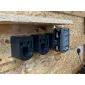 StealthMounts battery mounts for Ryobi 18V ONE+ 4 pack in black ABS