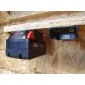 StealthMounts battery mounts for Milwaukee M18 6 pack in red ABS