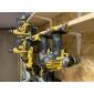 StealthMounts tool mounts for DeWalt XR 18V 4 pack in yellow ABS