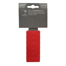 Distanser 12mm 6-pack fÃ¶r StealthMounts MaskinfÃ¤sten ABS Svart, StealthMounts
