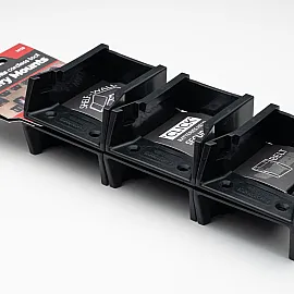 Battery Mounts 6 Pack for Milwaukee M18 ABS Wall Mounting Red, StealthMounts