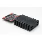 StealthMounts adapter feet for Milwaukee Packout 8 pack in black ABS