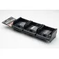 StealthMounts batterifästen för Bosch Professional 18V 6-pack i blå ABS