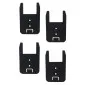 StealthMounts maskinfÃ¤sten fÃ¶r Ridgid AEG 18V 4-pack i svart ABS