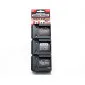 StealthMounts batterifästen för Einhell Power X-Change Ozito 18V 6-pack i svart ABS