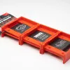 Batterifästen 6-pack för Hilti 22V B22 ABS Väggmontage Orange, StealthMounts