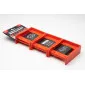 StealthMounts battery mounts for Hilti 22V B22 6 pack in orange ABS