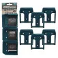 StealthMounts battery mounts for Makita 40V XGT 6 pack in blue ABS