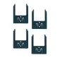 StealthMounts maskinfÃ¤sten fÃ¶r Makita 40V XGT 4-pack i blÃ¥ ABS
